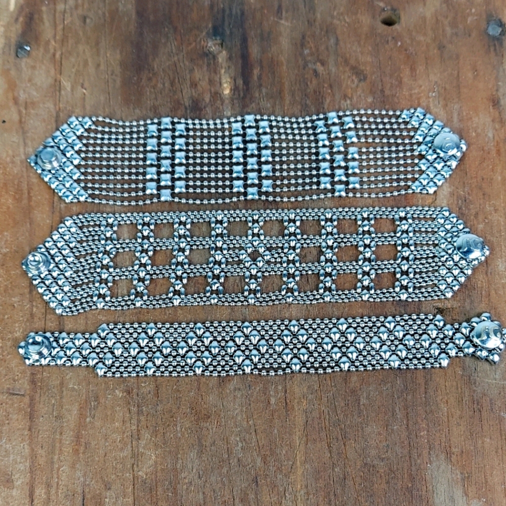3 SG Liquid Metal Bracelets